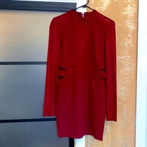 Large Fashion Nova Red Dress